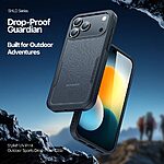 Θήκη iPhone 17 Pro - DUX DUCIS SHLD Series - Σκληρή Θήκη PC+TPU - Contour Pattern - MagSafe - Εικόνα 6