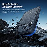 Θήκη iPhone 17 Pro - DUX DUCIS SHLD Series - Σκληρή Θήκη PC+TPU - Contour Pattern - MagSafe - Εικόνα 7