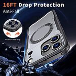 Θήκη iPhone 17 Pro - OEM - Σκληρή Θήκη PC+TPU - Γκρι - MagSafe/Stand - Εικόνα 3