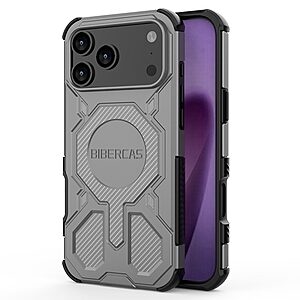 Θήκη iPhone 17 Pro - OEM - Σκληρή Θήκη PC+TPU - Γκρι - MagSafe