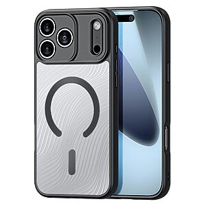 Θήκη iPhone 17 Pro - DUX DUCIS Aimo Series - Σκληρή Θήκη PC+TPU - Μαύρο - MagSafe