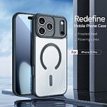 Θήκη iPhone 17 Pro - DUX DUCIS Aimo Series - Σκληρή Θήκη PC+TPU - Μαύρο - MagSafe - Εικόνα 3