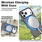 Θήκη iPhone 17 Pro - IMAK - Σκληρή Θήκη PC+TPU - Μαύρο - MagSafe - Εικόνα 2