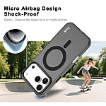 Θήκη iPhone 17 Pro - IMAK - Σκληρή Θήκη PC+TPU - Μαύρο - MagSafe - Εικόνα 3