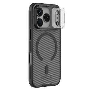 Θήκη iPhone 17 Pro - NILLKIN Camshield Pro Magnetic Series - Σκληρή Θήκη PC+TPU - Μαύρο - MagSafe
