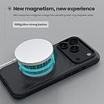 Θήκη iPhone 17 Pro - NILLKIN Frosted Shield Pro - Σκληρή Θήκη PC+TPU - μαύρο - MagSafe - Εικόνα 2