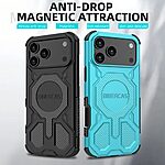 Θήκη iPhone 17 Pro - OEM - Σκληρή Θήκη PC+TPU - Μαύρο - MagSafe - Εικόνα 2