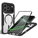 Θήκη iPhone 17 Pro - OEM - Σκληρή Θήκη PC+TPU - Μαύρο - MagSafe