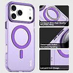 Θήκη iPhone 17 Pro - IMAK - Σκληρή Θήκη PC+TPU - Μωβ - MagSafe - Εικόνα 4