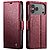 Θήκη iPhone 17 Pro - CASEME 023 - Flip Πορτοφόλι από Συνθετικό Δέρμα (PU) - Κόκκινο - RFID/Wallet/Stand