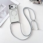 Θήκη iPhone 17 Pro - OEM - Πλάτη TPU - Ασημί - MagSafe
