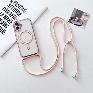 Θήκη iPhone 17 - OEM - Πλάτη TPU - ροζ χρυσό - MagSafe