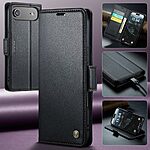 Θήκη iPhone Air - CASEME 023 - Flip Πορτοφόλι από Συνθετικό Δέρμα (PU) με TPU - Μαύρο - RFID/Wallet/Stand - Εικόνα 7