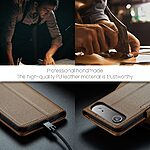 Θήκη iPhone Air - CASEME 023 - Flip Πορτοφόλι από Συνθετικό Δέρμα (PU) με TPU - Καφέ - RFID/Wallet/Stand - Εικόνα 4