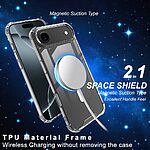 Θήκη iPhone Air - IMAK - Σκληρή Θήκη PC+TPU - Διάφανο - MagSafe - Εικόνα 3