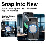 Θήκη iPhone Air - IMAK - Σκληρή Θήκη PC+TPU - Διάφανο - MagSafe - Εικόνα 7