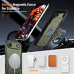 Θήκη iPhone Air - OEM - Σκληρή Θήκη PC+TPU - ελαιώδες πράσινο - MagSafe/Stand - Εικόνα 2