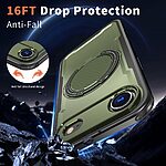 Θήκη iPhone Air - OEM - Σκληρή Θήκη PC+TPU - ελαιώδες πράσινο - MagSafe/Stand - Εικόνα 3