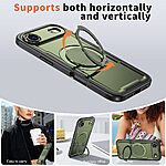 Θήκη iPhone Air - OEM - Σκληρή Θήκη PC+TPU - ελαιώδες πράσινο - MagSafe/Stand - Εικόνα 5