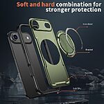 Θήκη iPhone Air - OEM - Σκληρή Θήκη PC+TPU - ελαιώδες πράσινο - MagSafe/Stand - Εικόνα 6