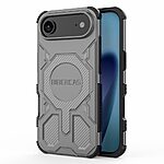 Θήκη iPhone Air - BIBERCAS J-16 Series - Σκληρή Θήκη PC+TPU - Γκρι - MagSafe - Εικόνα 2