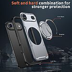 Θήκη iPhone Air - OEM - Σκληρή Θήκη PC+TPU - Γκρι - MagSafe/Stand - Εικόνα 6