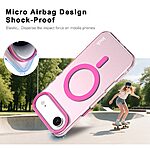 Θήκη iPhone Air - IMAK - Σκληρή Θήκη PC+TPU - Κόκκινο - MagSafe - Εικόνα 3