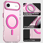 Θήκη iPhone Air - IMAK - Σκληρή Θήκη PC+TPU - Κόκκινο - MagSafe - Εικόνα 4