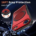 Θήκη iPhone Air - OEM - Σκληρή Θήκη PC+TPU - Κόκκινο - MagSafe/Stand - Εικόνα 3