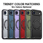 Θήκη iPhone Air - OEM - Σκληρή Θήκη PC+TPU - Κόκκινο - MagSafe/Stand - Εικόνα 7