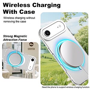 Θήκη iPhone Air - IMAK - Σκληρή Θήκη PC+TPU - Λευκό - MagSafe - Εικόνα 2