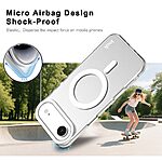 Θήκη iPhone Air - IMAK - Σκληρή Θήκη PC+TPU - Λευκό - MagSafe - Εικόνα 3