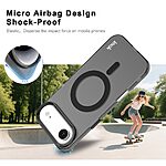 Θήκη iPhone Air - IMAK - Σκληρή Θήκη PC+TPU - Μαύρο - MagSafe - Εικόνα 3