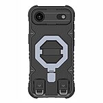 Θήκη iPhone Air - OEM - Σκληρή Θήκη PC+TPU - Μαύρο - MagSafe/Stand/Λουράκι - Εικόνα 2