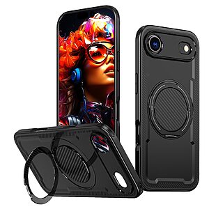 Θήκη iPhone Air - OEM - Σκληρή Θήκη PC+TPU - Μαύρο - MagSafe/Stand