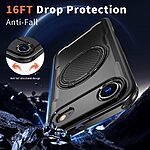 Θήκη iPhone Air - OEM - Σκληρή Θήκη PC+TPU - Μαύρο - MagSafe/Stand - Εικόνα 3