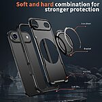 Θήκη iPhone Air - OEM - Σκληρή Θήκη PC+TPU - Μαύρο - MagSafe/Stand - Εικόνα 6