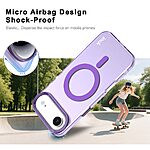 Θήκη iPhone Air - IMAK - Σκληρή Θήκη PC+TPU - Μωβ - MagSafe - Εικόνα 3