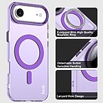 Θήκη iPhone Air - IMAK - Σκληρή Θήκη PC+TPU - Μωβ - MagSafe - Εικόνα 4