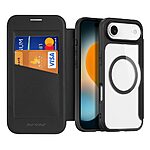 Θήκη iPhone Air - DUX DUCIS Skin X Pro Series - Flip Cover από Συνθετικό Δέρμα (PU) - Μαύρο - MagSafe/RFID - Εικόνα 5