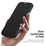 Θήκη iPhone Air - DUX DUCIS Skin X Pro Series - Flip Cover από Συνθετικό Δέρμα (PU) - Μαύρο - MagSafe/RFID - Εικόνα 8