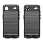 Θήκη iPhone Air - OEM - Πλάτη TPU Carbon Fiber - Μαύρο - Εικόνα 2