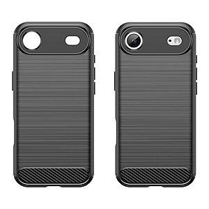Θήκη iPhone Air - OEM - Πλάτη TPU Carbon Fiber - Μαύρο - Εικόνα 2