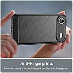 Θήκη iPhone Air - OEM - Πλάτη TPU Carbon Fiber - Μαύρο - Εικόνα 6