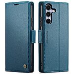 Θήκη Samsung Galaxy S25 5G / FE 5G - CASEME 023 - Flip Πορτοφόλι από Συνθετικό Δέρμα (PU) με TPU - Μπλε - RFID/Wallet/Stand