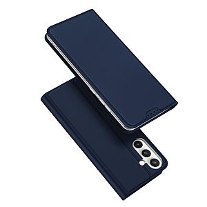 Θήκη Samsung Galaxy S25 5G / FE 5G - DUX DUCIS Skin Pro Series - Flip Πορτοφόλι από Συνθετικό Δέρμα (PU) - Μπλε - Wallet/Stand