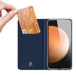 Θήκη Samsung Galaxy S25 5G / FE 5G - DUX DUCIS Skin Pro Series - Flip Πορτοφόλι από Συνθετικό Δέρμα (PU) - Μπλε - Wallet/Stand - Εικόνα 4