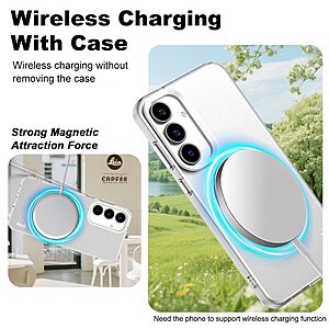 Θήκη Samsung Galaxy S25 5G - IMAK - Σκληρή Θήκη PC+TPU - λευκό - MagSafe - Εικόνα 2