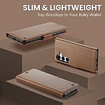 Θήκη Samsung Galaxy S25 FE 5G - CASEME 023 - Flip Πορτοφόλι από Συνθετικό Δέρμα (PU) με TPU - Καφέ - RFID/Wallet/Stand - Εικόνα 3