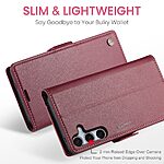 Θήκη Samsung Galaxy S25 FE 5G - CASEME 023 - Flip Πορτοφόλι από Συνθετικό Δέρμα (PU) - Κόκκινο - RFID/Wallet/Stand - Εικόνα 8